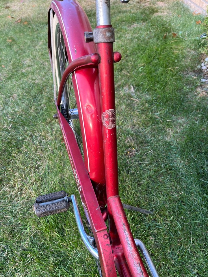 Jeu De Manivelles Schwinn Vintage AS & CO - 165 Mm - Pour Cruiser - Argent