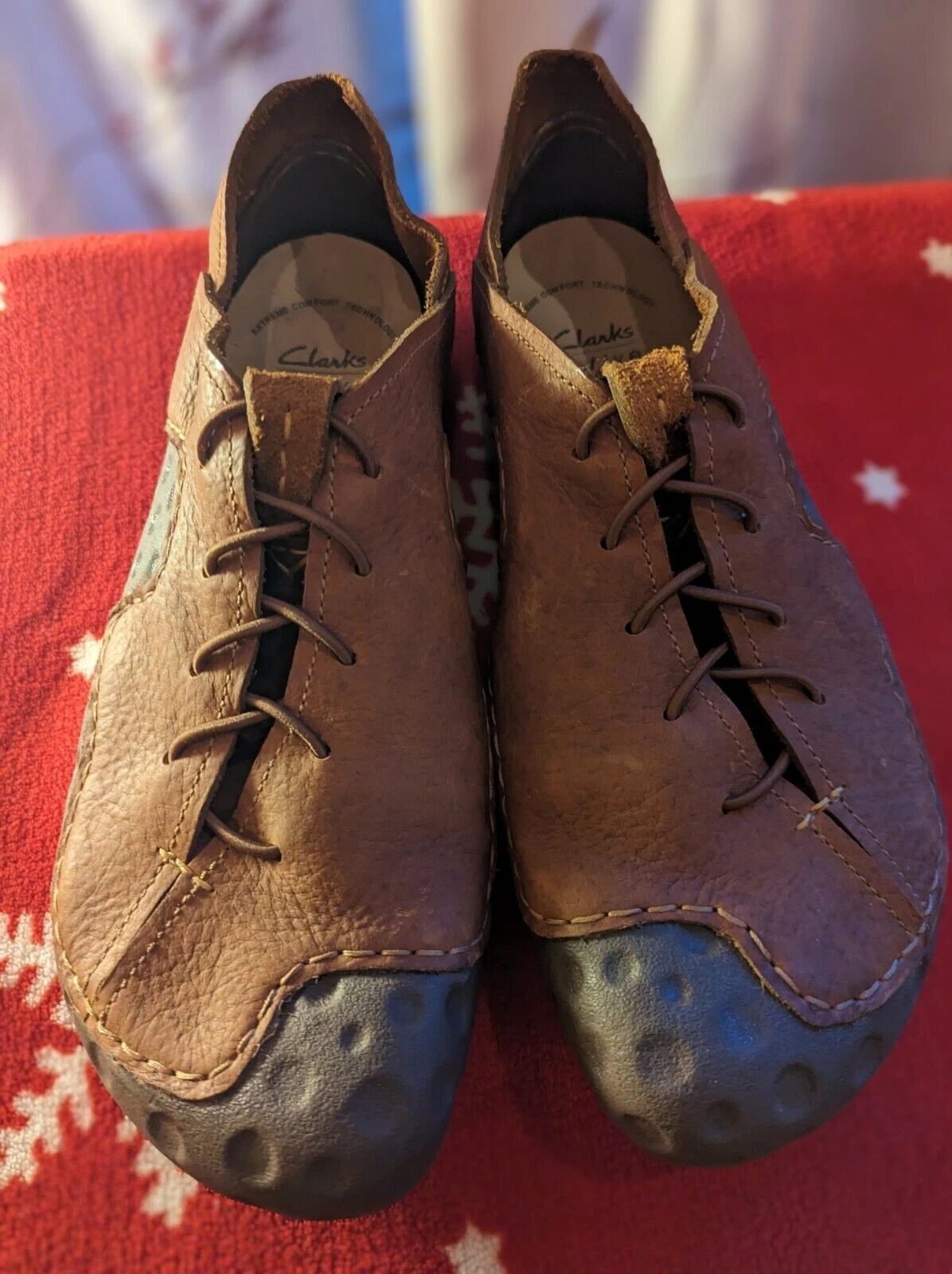 Clarks Uomo ** Mocassini Momo MO Three Tan o Stone Lea ** Active Air ** UK 10 G