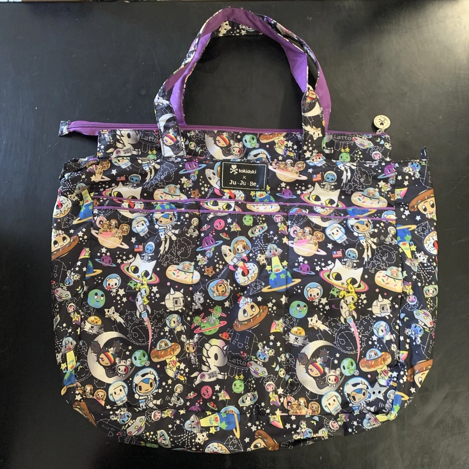 Bolsa Tokidoki Ju Ju Be Rare Space Place Be Prepare + Mini Bolsa Foto 2 de 4