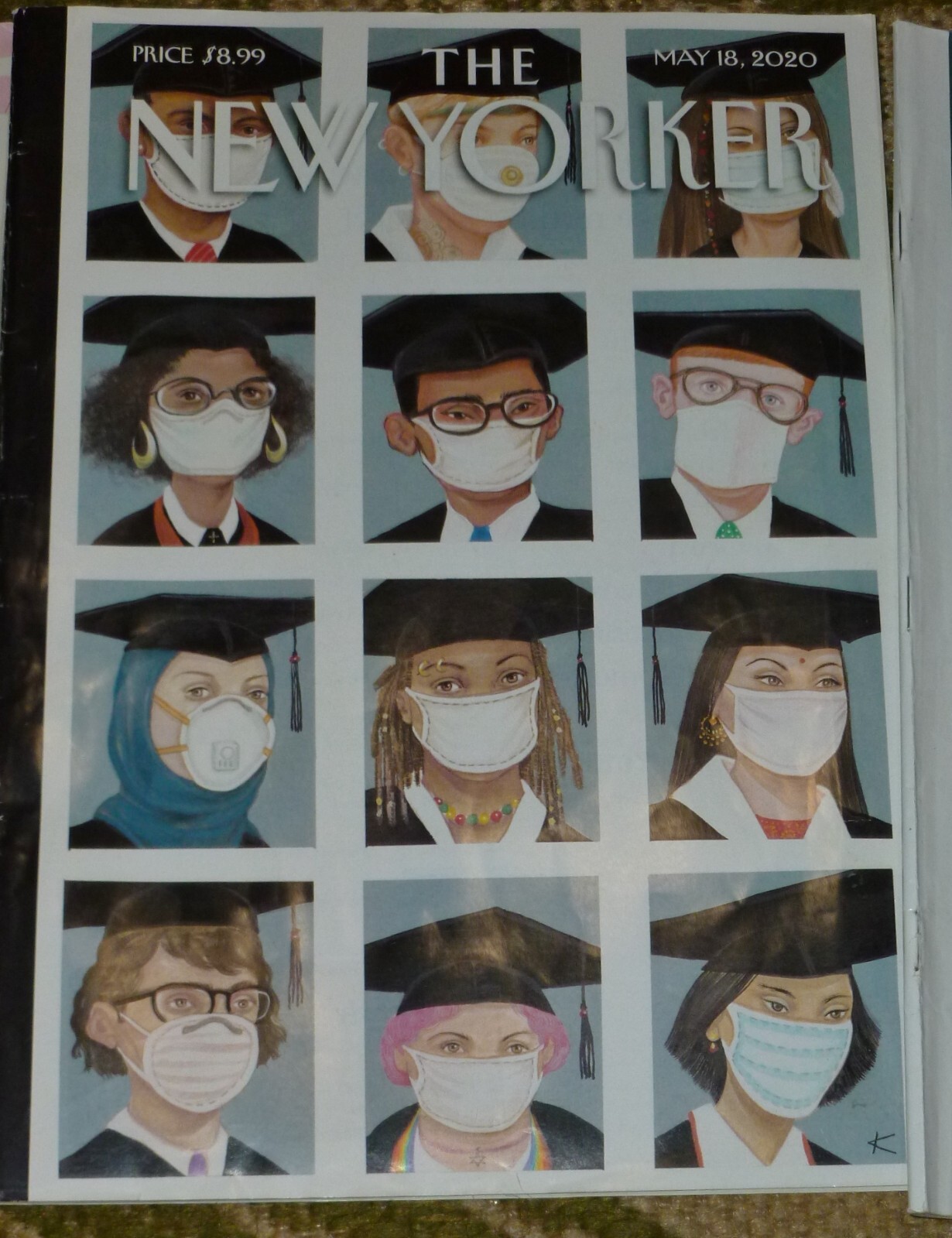 Lot/3 2020, '21 NEW YORKER MAGAZINES, COVID PANDEMIC Covers Eustace