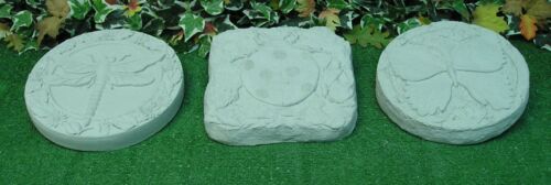 9510 Libellula Ninfa Flagstone Stepping Stone Lattice Fibra di Vetro Stampo Calcestruzzo - Foto 2 di 2
