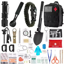 Emergency Survival Kit First Aid Bug out bag Military Prepper outdoor tactical