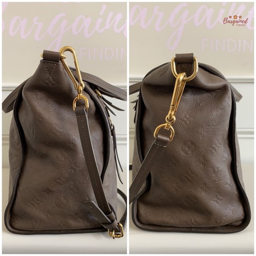 Auténtico Bolso de Mano LOUIS VUITTON Marrón Monograma Empreinte Cuero Bastilla MM - Imagen 9 de 16