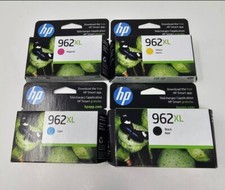 4-PACK HP GENUINE 962XL BLACK COLOR INK OFFICEJET PRO 9010 2023-2025