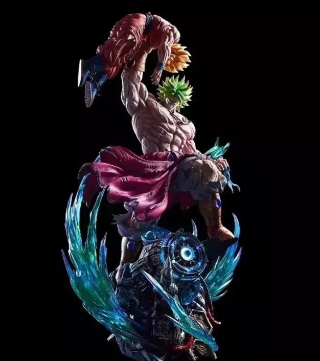 Action Figure dragon Ball Z Super Goku SSj Vs Broly 28cm