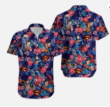 Superheroes Fans Love Superman Tropical Summer 3D HAWAII SHIRT BEST PRICE