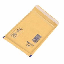 Size 2 (B/00) 120 x 215mm Arofol Gold/Brown Bubble Padded Envelopes Mailer Bags