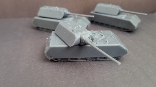 N Scale German Maus Heavy Tank Platoon X3 1/160th - Picture 2 of 7