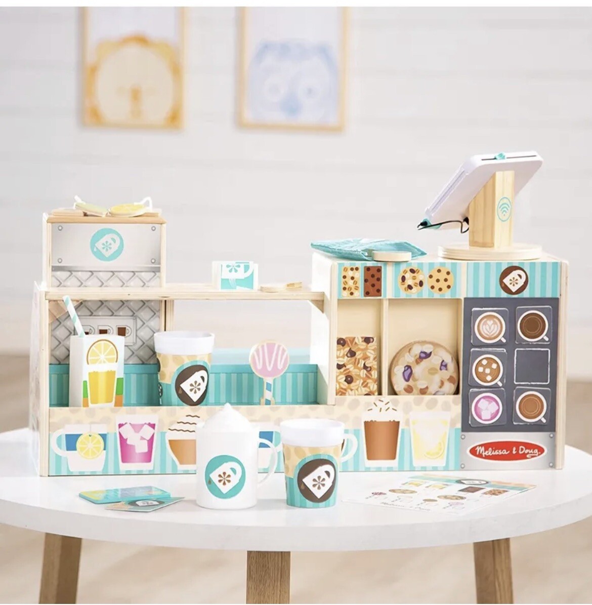 Melissa And Doug Cafe, Coffee Shop, Cafeteria, Wooden Toys