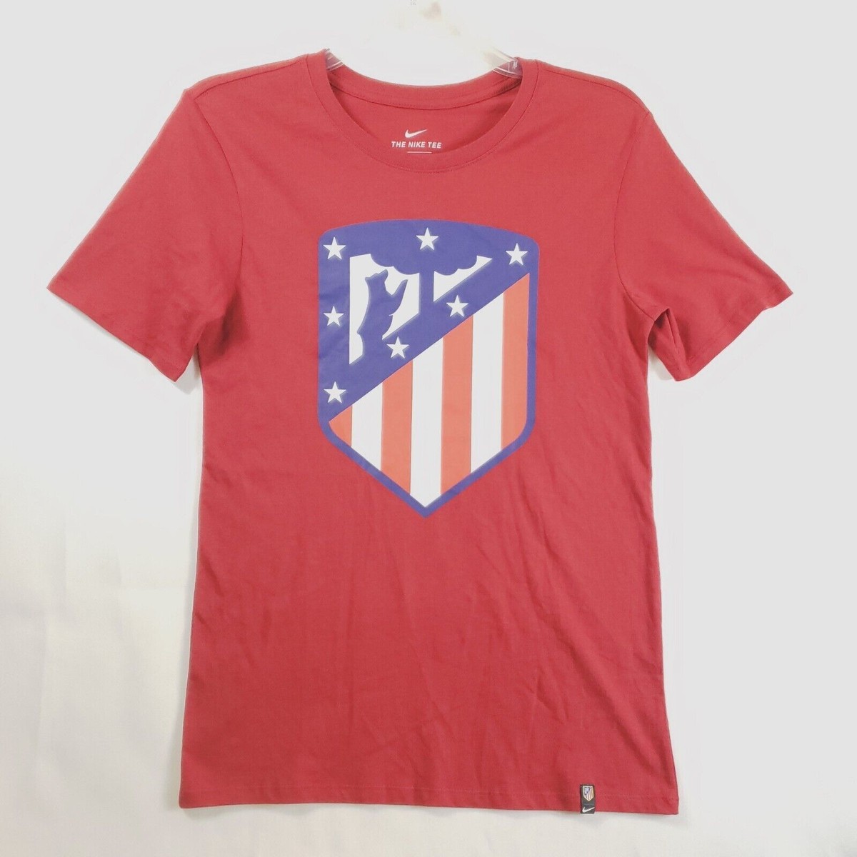 Nike Atletico Madrid T-Shirt Men Small Red Athletic Cut