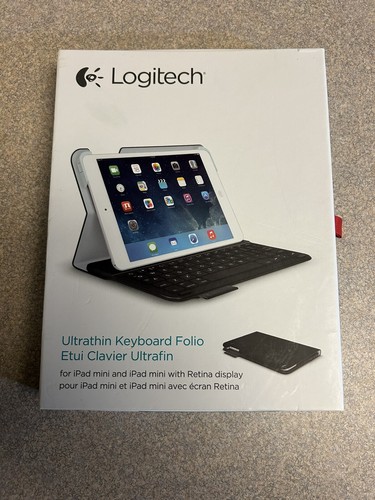 Logitech Ultrathin Keyboard Folio for iPad Mini 1,2,3 , Carbon Black 920-005893