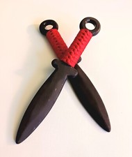 Double Daggers Shaolin Training Knife Trainer Dagger Practice Kung Fu Black