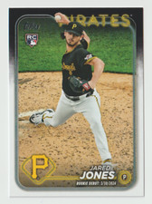 2024 Topps Update #US95 Jared Jones RC - Pittsburgh Pirates