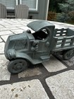 Antique 1930'S A.C. Williams Cast Iron Mack C-Cab Stake Truck - Green — photo 1