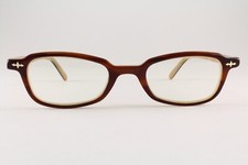 Rare Authentic Vintage Matsuda 10304 45mm Brown Beige Frames Glasses Japan