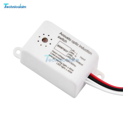 Sound Voice Control Sensor Switch / Microwave Radar Sensor Module Auto On Off