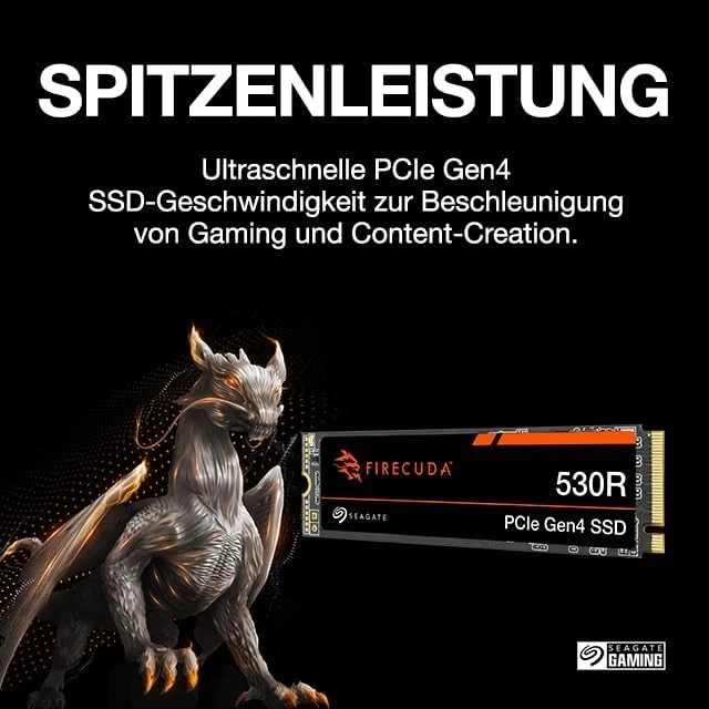 Seagate FireCuda 530  - SSD - intern - M.2 2280 - PCIe 4.0 x4 (NVMe)  - Bild 3 von 3