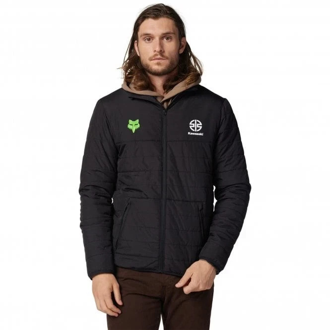 Fox Racing Men's Jacket - HOWELL x KAWASAKI - Black Medium