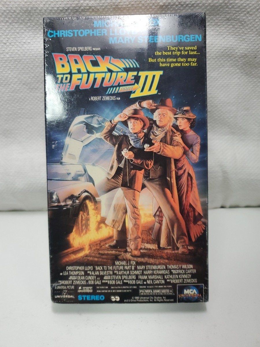 Back to the Future 3 (VHS, 1990) for sale online | eBay