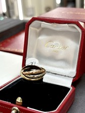 Cartier Trinity Ring 18ct White/Yellow/Rose Gold Size K