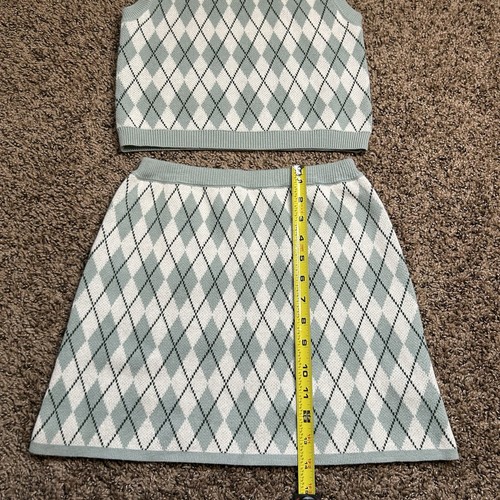 cupcakes and cashmere Girls 10/12 Vest And Skirt Plaid - Picture 10 of 13