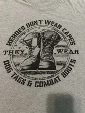 Men’s TVP Til Valhalla Project “Heroes Don’t Wear Capes” XL T-shirt