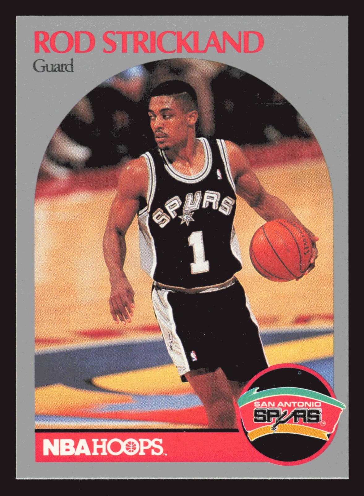 Rod Strickland 1990-91 Hoops #271 San Antonio Spurs NBA Basketball Card