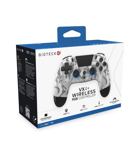 Gioteck VX4+ Wireless Controller for PlayStation 4 (Light Camo) (PS4)