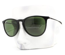Ray-Ban Erika Sunglasses RB 4171 601/2P Polished Black Green Polarized w/case
