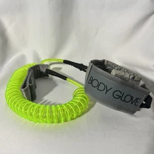 Body Glove SUP Paddleboard Leash – Coiled Cord, Neoprene Ankle Strap