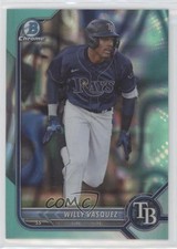 2022 Bowman Draft Chrome Aqua Lava Refractor 61/199 Willy Vasquez #BDC-40 0fz3
