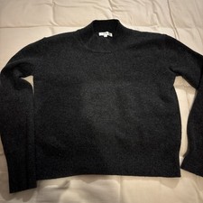 Kettlewell Jumper 12 without tags 100 Merino Wool charcoal grey gift stylish