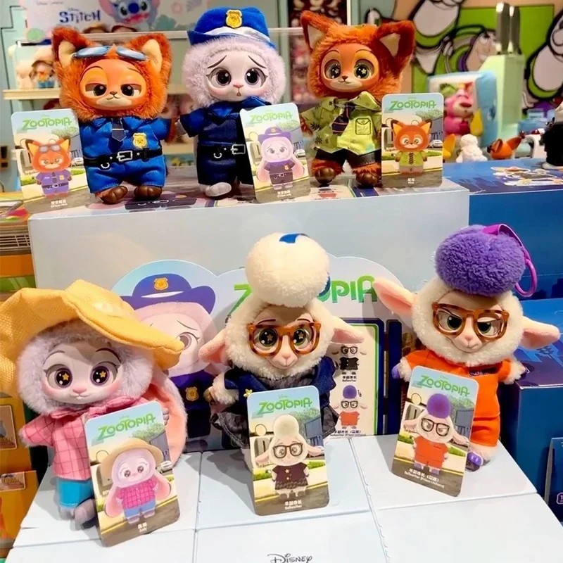Hot 2026 Zootopia Nick & Judy Blind Box Figure Plush Vinyl Doll