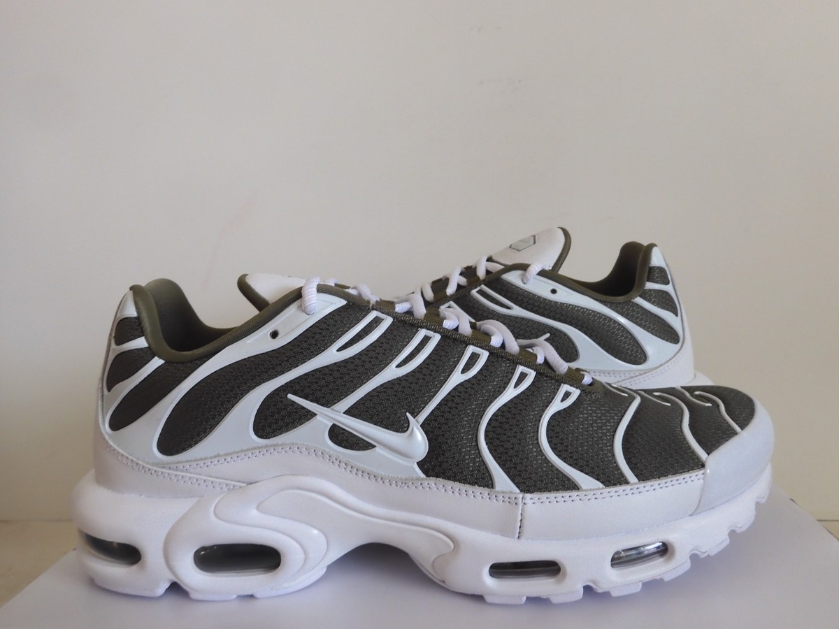 Nike Air Max Plus By You Olive Green-Wht Womens Sz 13.5/ Mens Sz