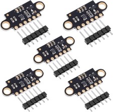 VL53L0X ToF Sensor Module 5 Pcs 2m Range High Precision I2C Inter Color: Black