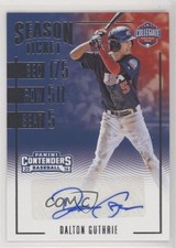 2016 Panini Elite Extra Edition USA Baseball Contenders Dalton Guthrie Auto 4l3
