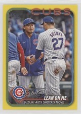 2024 Topps Update Veteran Combos Yellow Seiya Suzuki Shota Imanaga #US205 16kt