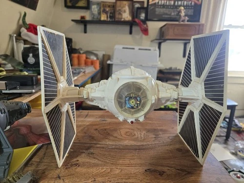 Imperial Tie Fighter 1978 Vintage Kenner White Complete Everything Works Nice