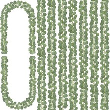 8Pcs Eucalyptus Garland,Artificial Eucalyptus Leaves Table Greenery Garland
