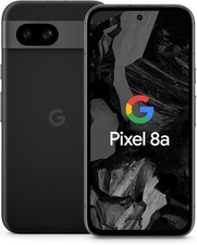 Google Pixel 8a (G6GPR) 128GB 64MP Cameral Android Smartphone Obsidian Unlocked