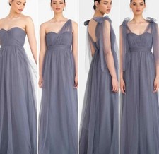 NWT Jenny Yoo Annabelle Convertible  Tulle Evening  Women's Gown Size 14 ($258)
