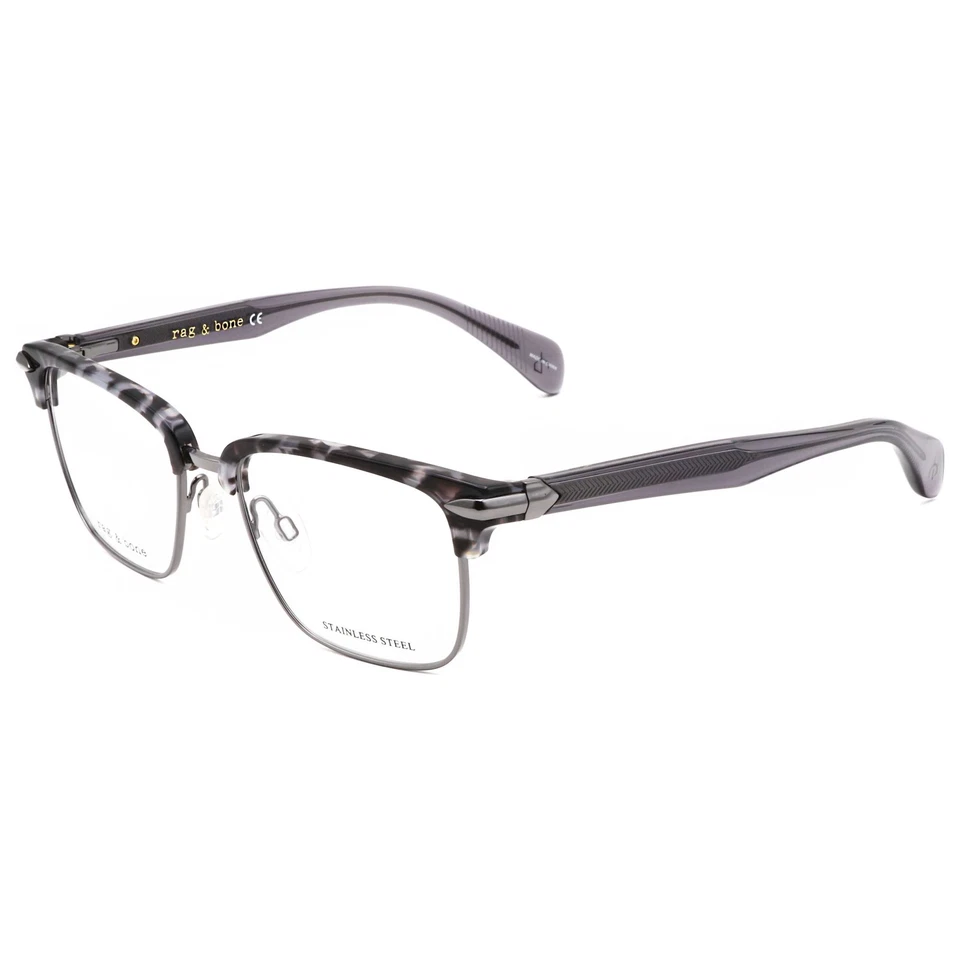 Ópticas Rag & Bone para hombre 51 mm gris Havana RNB7038-G-YV4-51