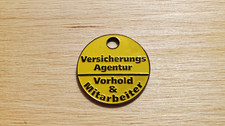 Einkaufswagen Chips - EKW - Korbchip - Versicherungs Agentur - Metall Chip #1