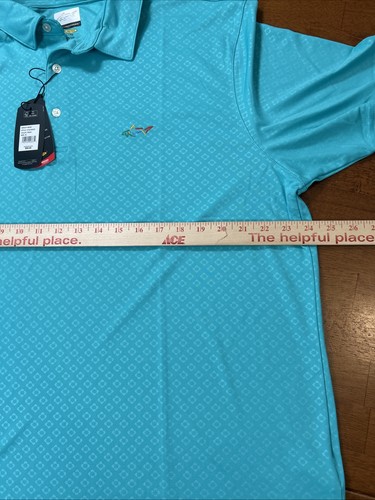 Nueva Camisa Polo Greg Norman Performance Para Hombre Talla XL Azul Golf Nueva Con Etiquetas - Imagen 8 de 12