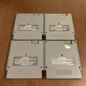 Lot Of 4 Nes Black Box Games: Baseball Golf Gyromite Hogans Alley