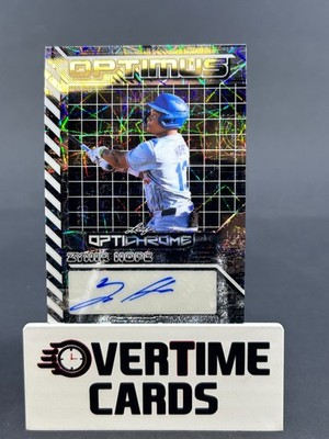 2025 Leaf Optichrome Zyhir Hope Silver Optimus Autograph 3/10