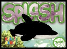 1999 Beanie Babies 2nd Edition Series 4 Splash the Whale  #233