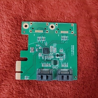 I/O CREST 2 Port SATA III PCI-e 2.0 x1 Controller Card Asmedia ASM1061 Non-Raid