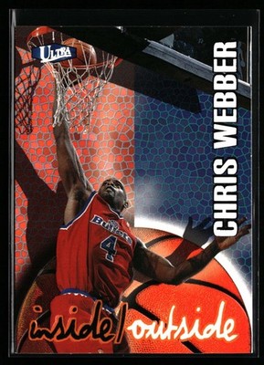 Chris Webber 1997-98 Fleer Ultra #9 Inside/Outside Washington Wizards
