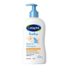 Cetaphil Baby Wash Shampoo ,Tear Free, 13.5 Fl Oz Pack of 1 , White